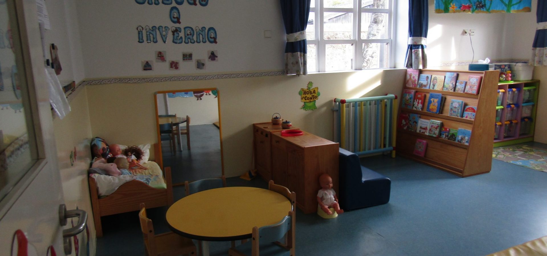 Sala de 2 anos da Creche