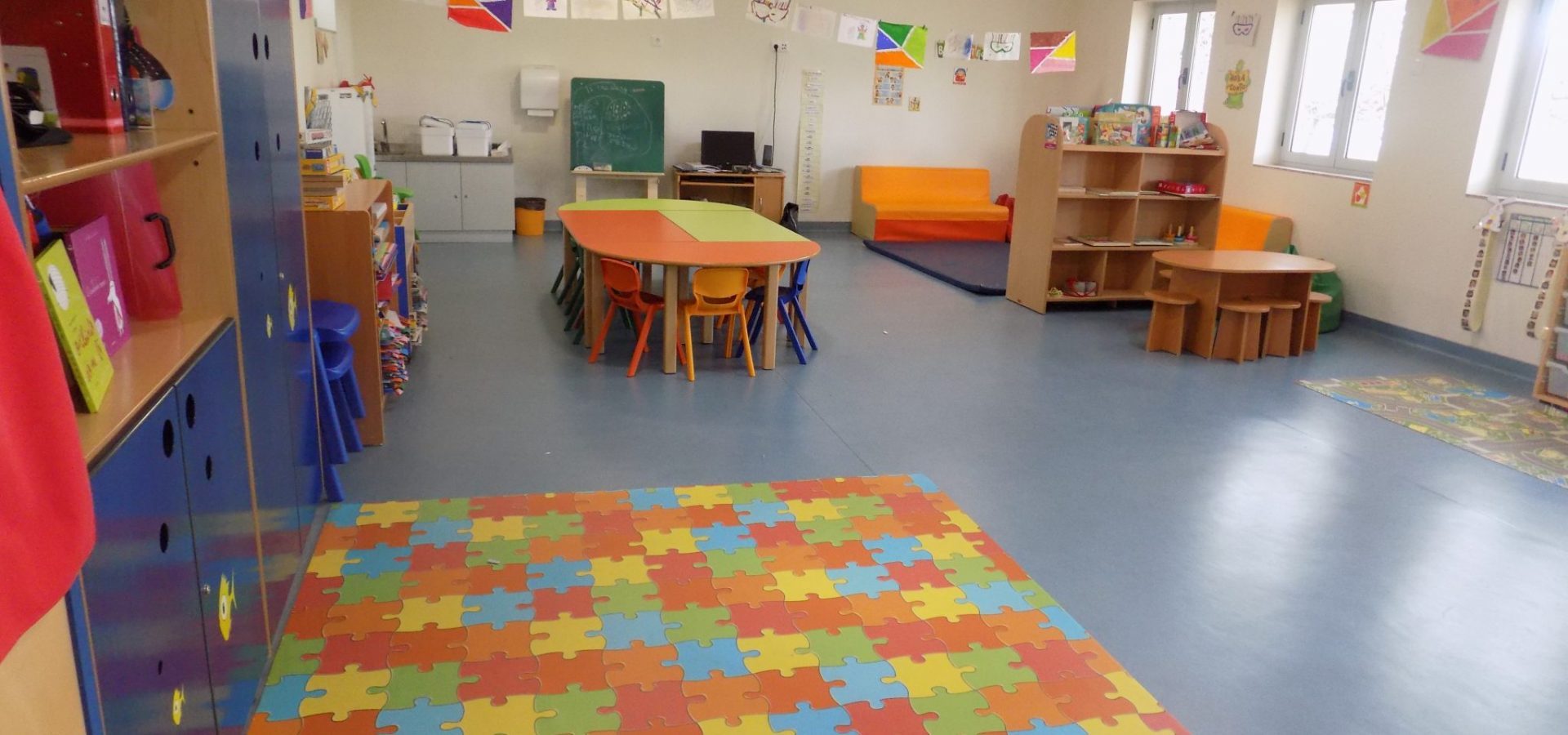 Sala de atividades do Jardim de Infância